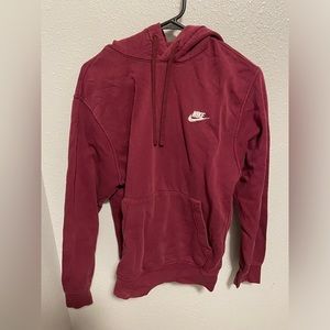 Maroon Nike hoodie